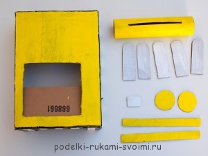 касса своими руками из коробки