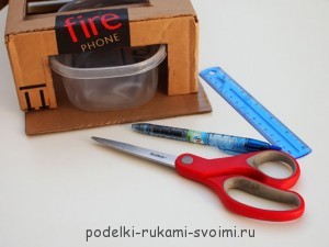 касса своими руками из коробки