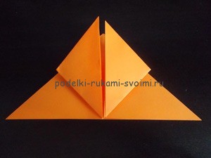 Детские осенние поделки из бумаги. оригами (28)