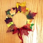 Осенний декор. Венок из осенних листьев своими руками
